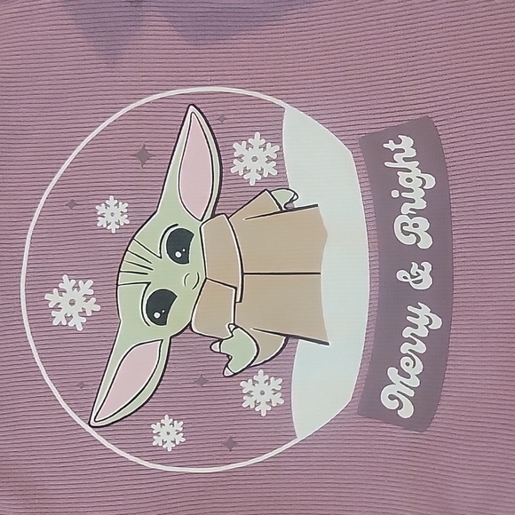 NWOT Bbay Yoda Christmas shirt size 6/6X - Picture 2 of 5